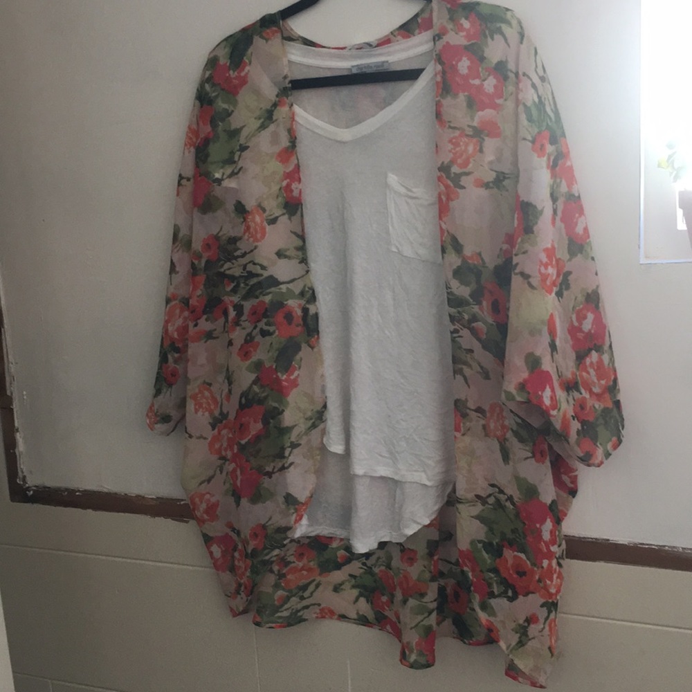 Floral cardigan